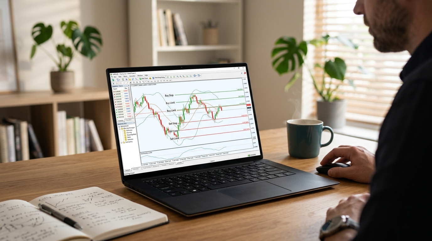 Pending Orders Mastery: Buy Stop, Buy Limit, Sell Stop, Sell Limit Logic for Automated MT4/MT5 Setups