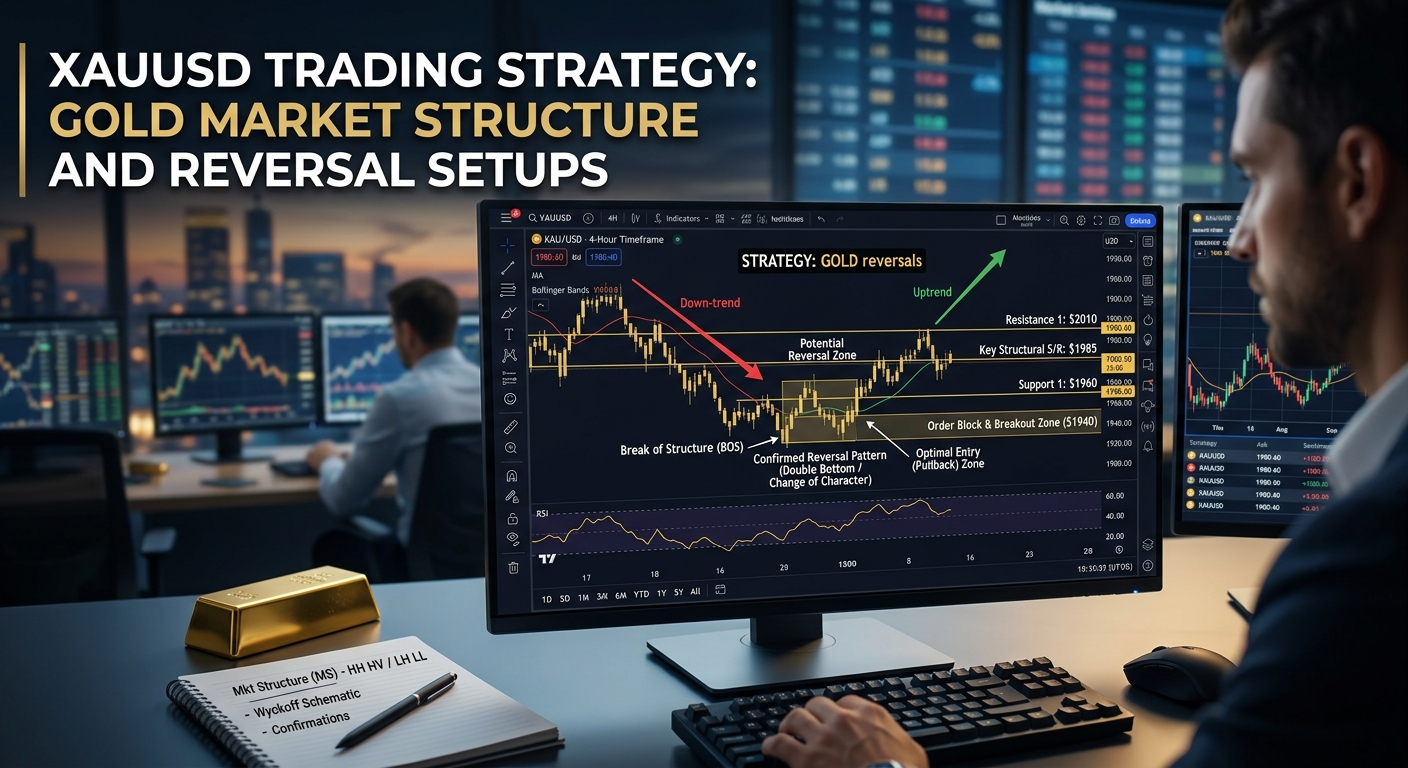 XAUUSD Trading Strategy: Gold Market Structure and Reversal Setups