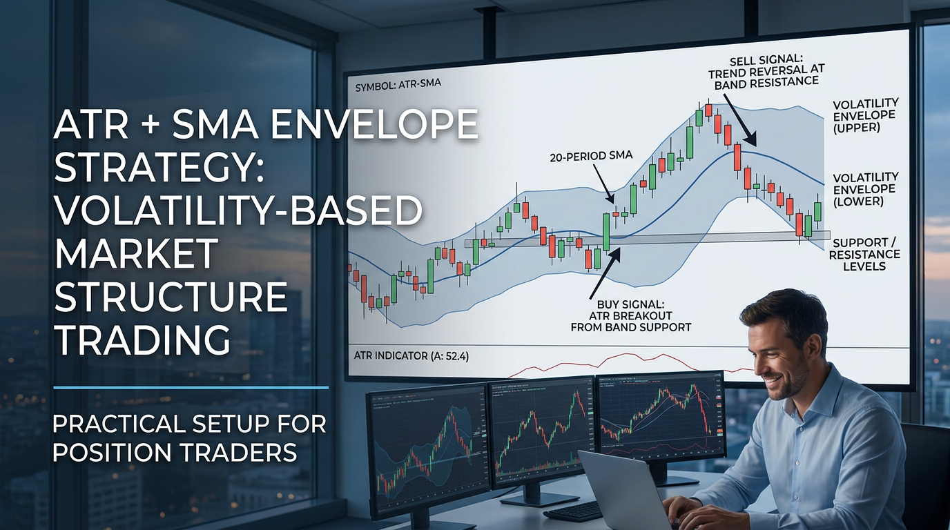 ATR + SMA Envelope Strategy: Volatility-Based Market Structure Trading