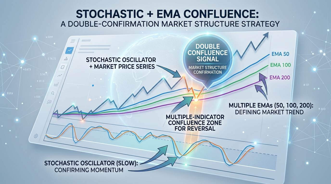 Stochastic + EMA Confluence: A Double-Confirmation Market Structure Strategy