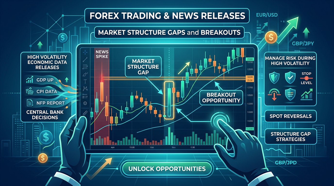 Trading Forex on News Releases: Market Structure Gaps and Breakout Opportunities