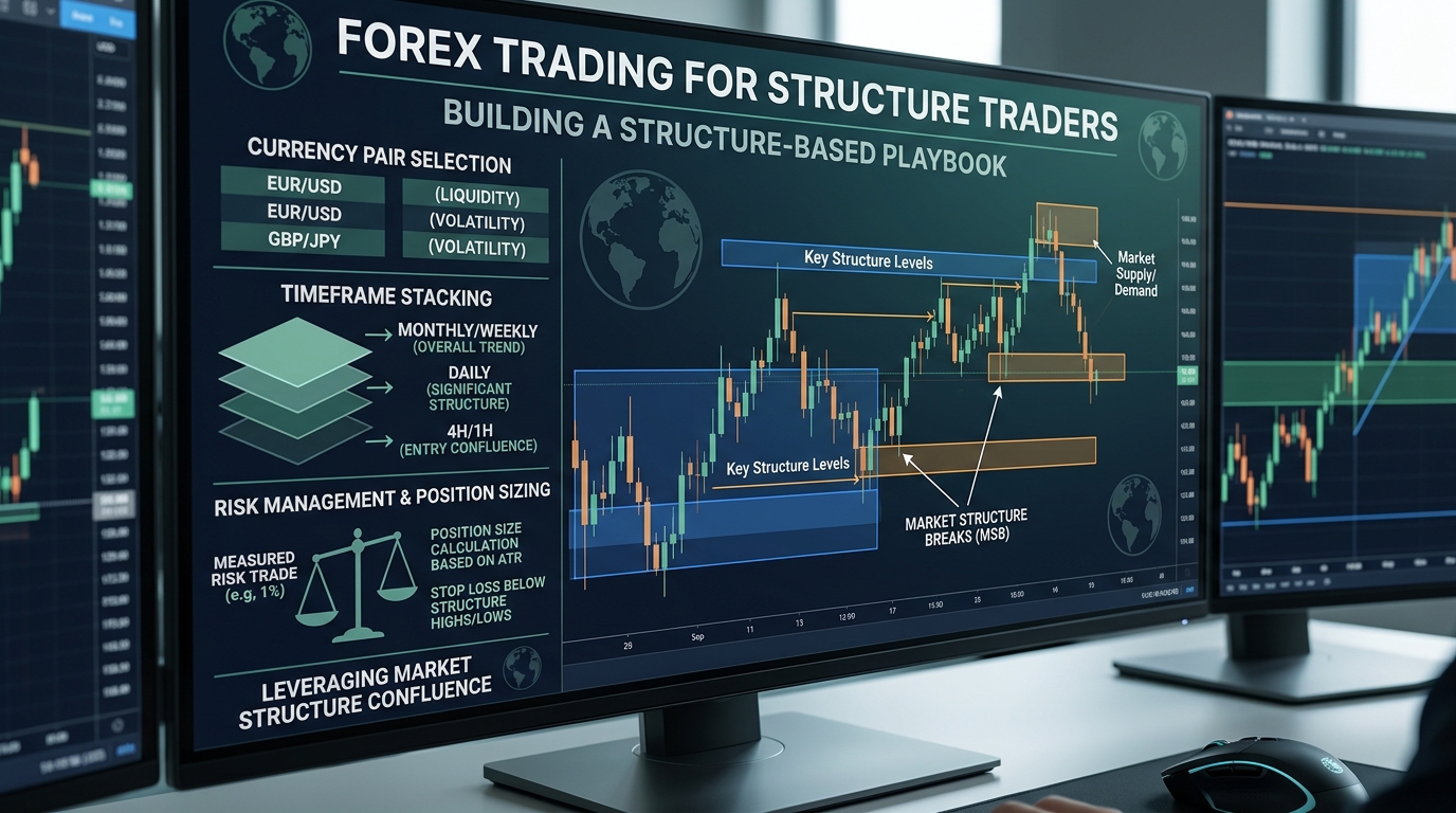Forex Trading for Structure Traders: Pairs, Timeframes, and Risk Management via Structure