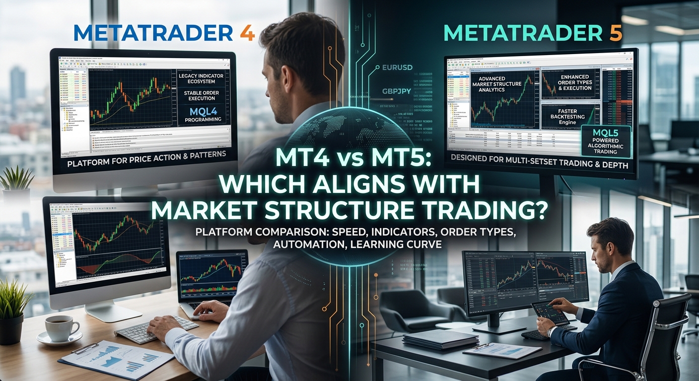 MT4 vs MT5: Which Platform Aligns with Market Structure Trading?